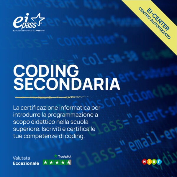 Certificazione EIPASS Coding Secondaria