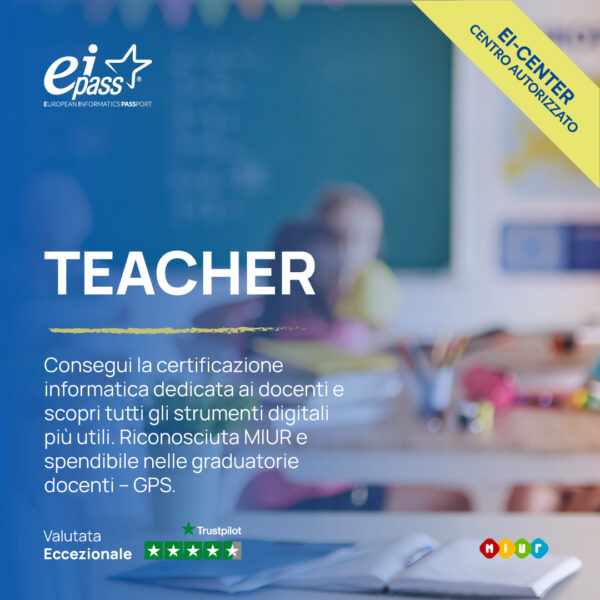 Certificazione EIPASS Teacher